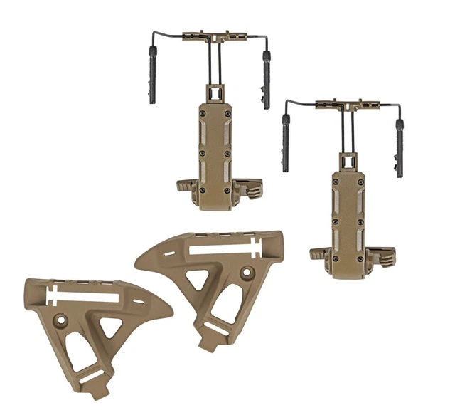 Peltor Headset Ihps Helmet Rail Adapter Mount Kit Accessory Rails Mounts Screws