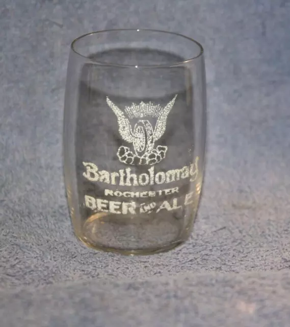 (E) Antique Pre-Prohibition Era Bartholomay Rochester Beer Glass