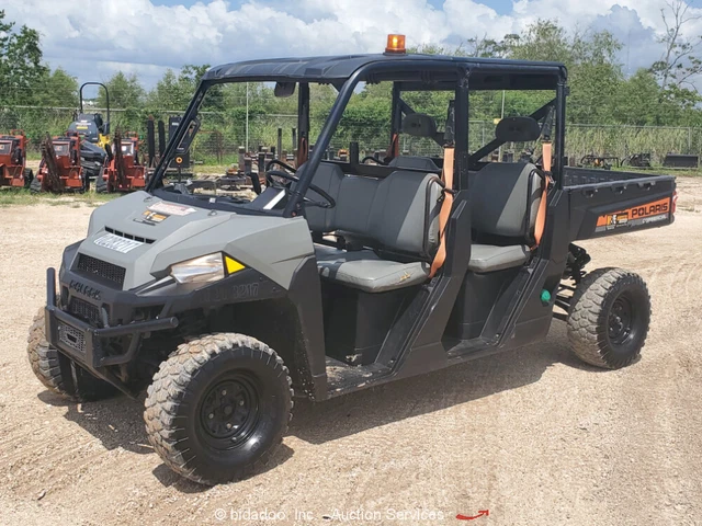 2019 Polaris PRO XD 4000D Utility Cart Kubota Diesel Crew ATV Dump Bed