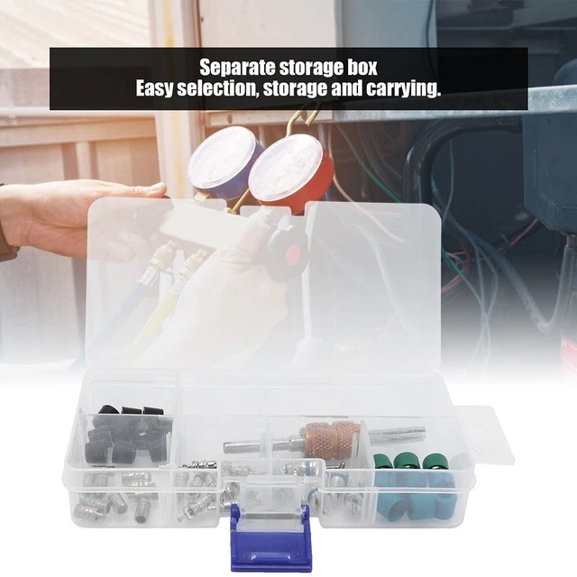 Kit Shkalacar Per Rimozione E Installazione Nucleo Valvola AC | Compatibile R134A, R1234YF, R22 | Attrezzi Per Climatizzatore Auto E Casa