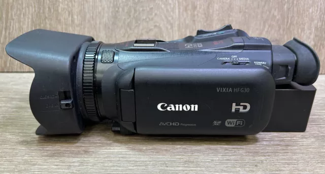 Canon Vixia HF G30 Full HD Camcorder with charger and batteries