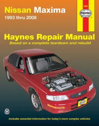 Nissan Maxima 1993 thru 2008 (Haynes Automotive Repair Manual) - GOOD