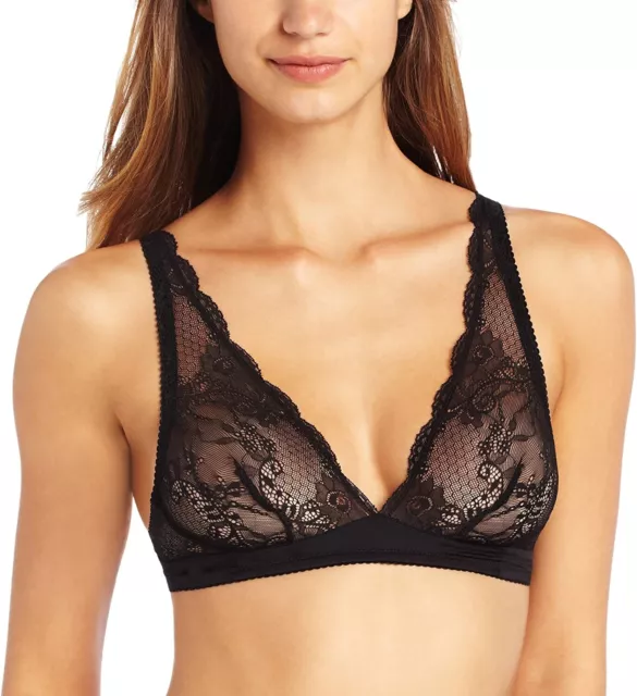 Cosabella 237882 Womens Trenta Soft Lace Bralette Bra Black Size Petite