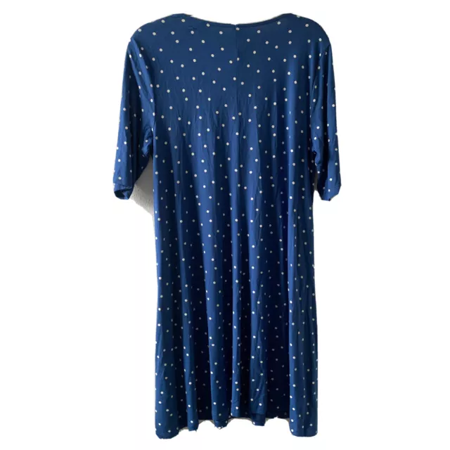 OLD NAVY DRESS Womens Large Multicolor Polka Dot Stretch A-Line $7.80 ...
