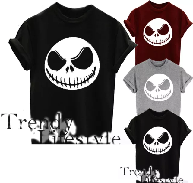 Jack Face Halloween Jack Skellington  Nightmare Before Christmas Unisex T-Shirt