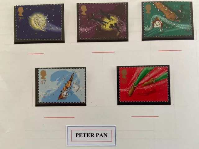GB 2002 Commemorative Stamps~Peter Pan~Unmounted Mint Set~UK Seller
