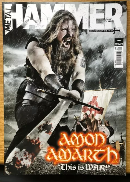 Metal Hammer Magazine - Feb '09 Amon Amarth Kreator Priest Saxon Disturbed