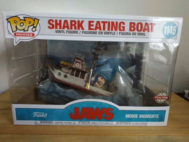 FUNKO POP QUINT Jaws Shark Eating Boat Movie Moment 1145 Exclusive