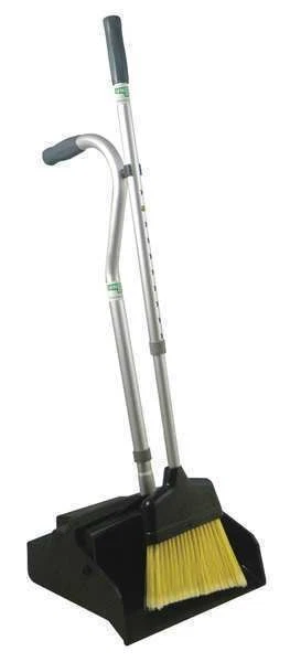 UNGER Telescopic Dust Pan with Broom, Plastic EDTBG