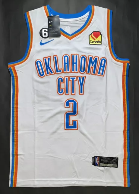 Shai Gilgeous-Alexander Oklahoma City Thunder 2021-22 City Edition Jer –  Jerseys and Sneakers