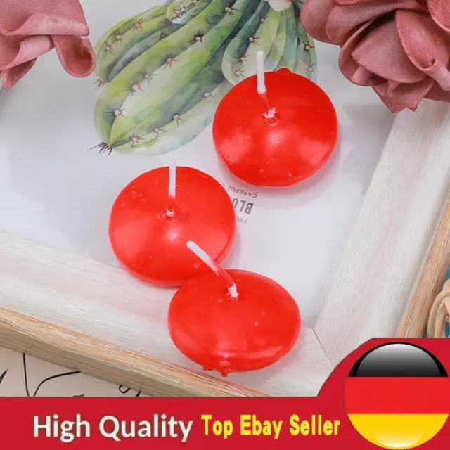 16Pcs Romantic Floating Candles Solid DIY Paraffin for Pool Party Wedding Decor