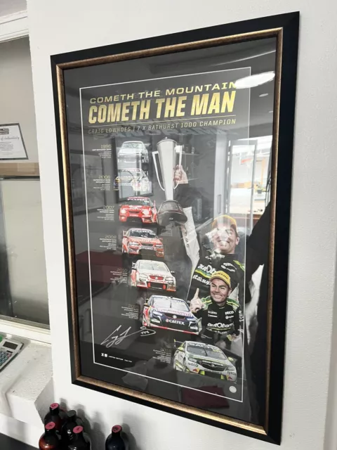 Craig Lowndes Personally Signed Limited Edition with a COA from SE Memorabilia