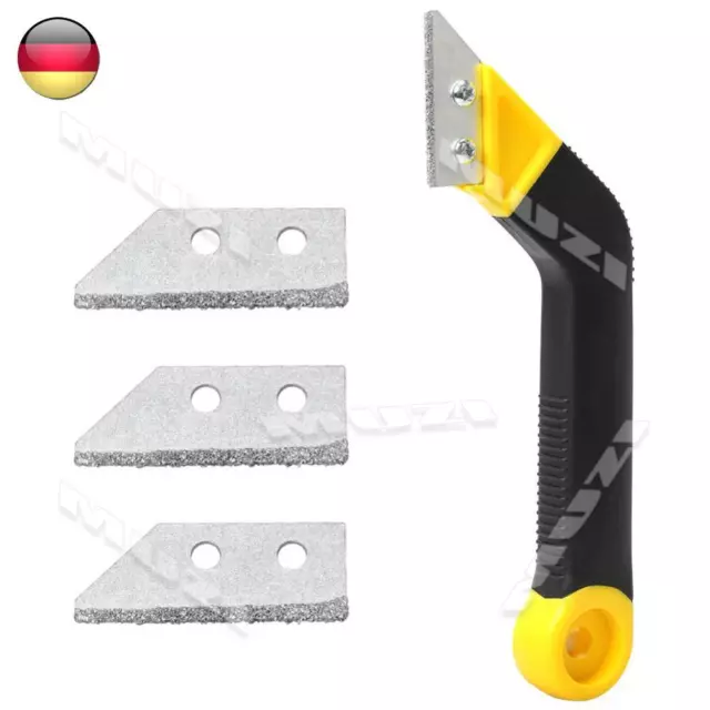 Sturdy Angled Caulk Tool Grout Scraping Rake Tool Gap Cleaner for Tile Cleaning