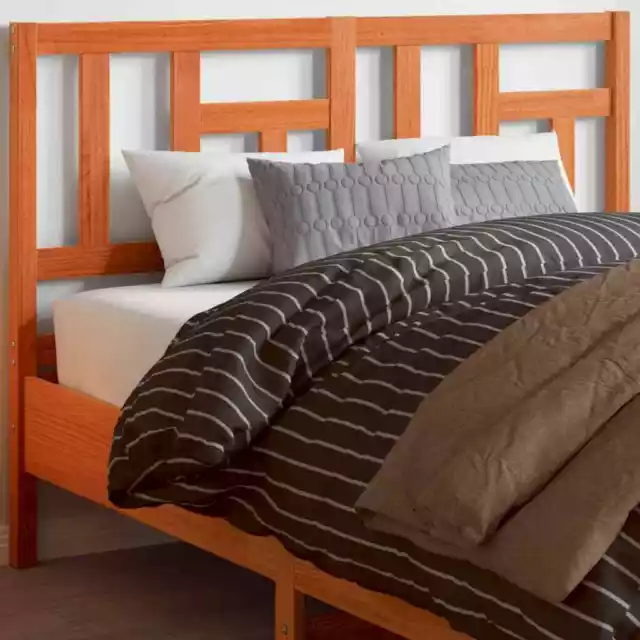 Tête de lit cire marron 160 cm bois massif de pin vidaXL