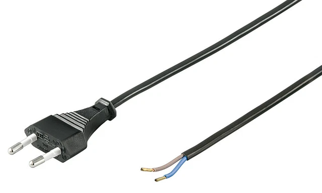 10x Cavo Alimentazione; NK 105 S-150 1,5m NERO