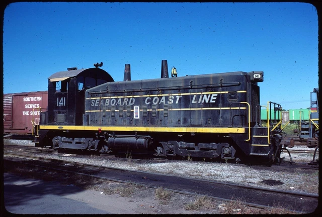 Original Rail Slide - SCL Seaboard Coast Line 141 Charleston SC 10-15-1978