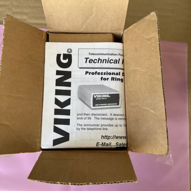 Viking DVA-LP Line Digital Voice Powered Announcer *NEW* (WITHOUT POWER SUPPLY) 2