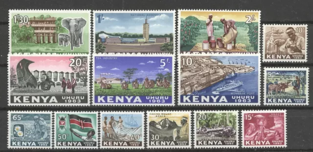 Motive, Freimarken - Kenia - 1-14 ** MNH