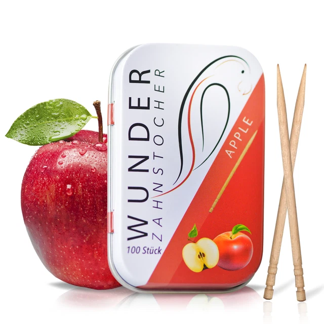 Palillo de dientes milagro con sabor - palillo de dientes APPLE - MANZANA