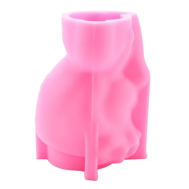 3D cabeza de cortadora flores forma de maceta maceta maceta molde de silicona Mach G6I3