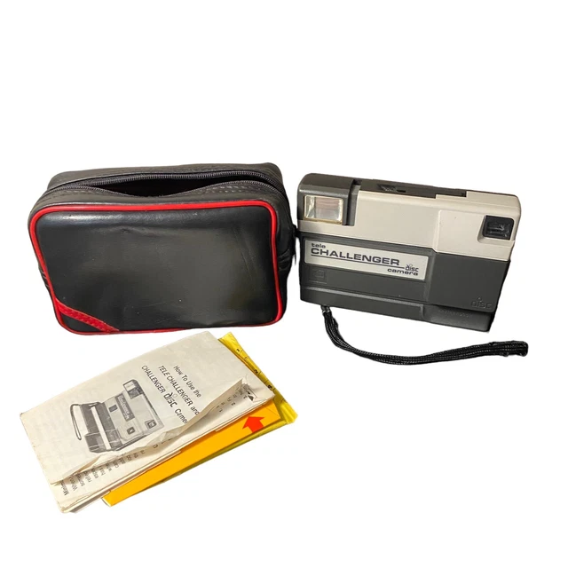 CÁMARA DE DISCO KODAK TELE Challenger de colección hecha en ee. uu. Estuche de película para cámara