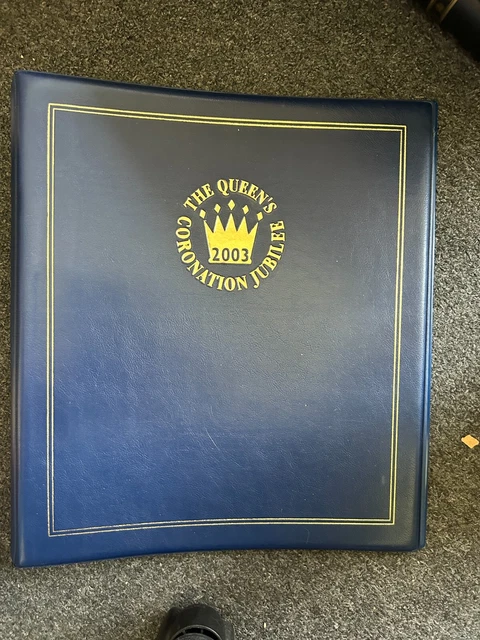 Westminster Queens Krönungsjubiläum Leeres Briefmarkenalbum