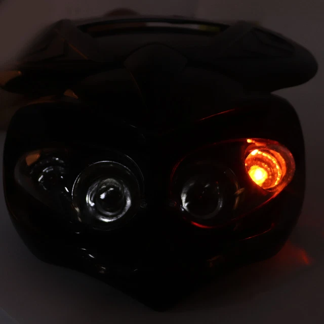 Alchemy Parts Universel Moto Classique Phare Chrome Avec Haut Et Bas Faisceau