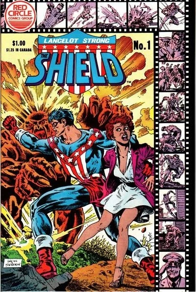 LANCELOT STRONG The SHIELD/STEEL STERLING Lot (Red Circle/Archie Comics/1983)