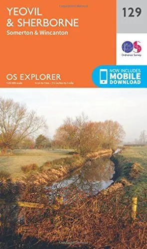 Yeovil & Sherborne Map | Somerton & Wincanton | Ordnance Survey | OS Explorer Ma