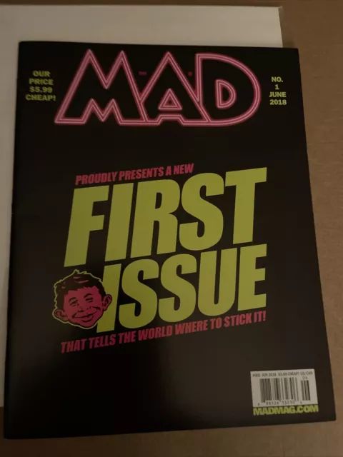 Mad Magazine June 2018 #001 Middle Finger Issue VG shipping included
