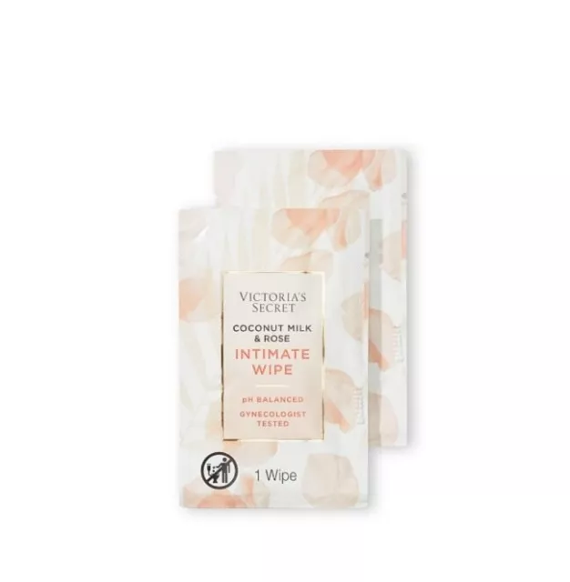 New Collection Victoria's Secret Intimate Wipes Coconut Milk And Rose New