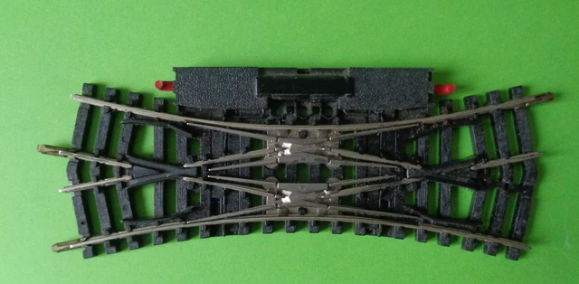 LQ518 YOKOHAMA SHINOHARA 3004 Train Ho 1/87 Paire aiguillages automatiques