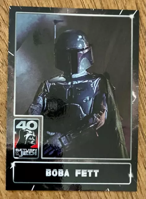 Topps Star Wars:Return of the Jedi™ 40th Anniversary Card #8 - Boba Fett PR/2223