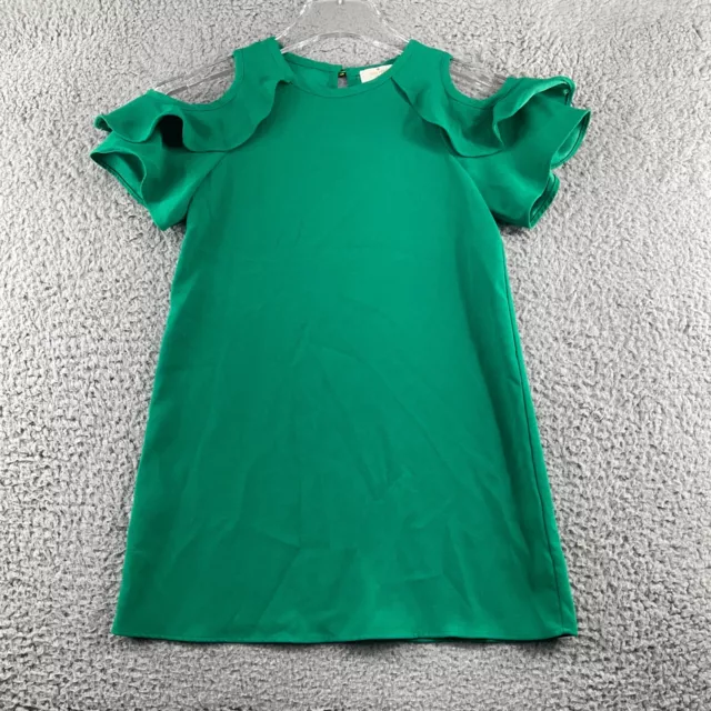 Kate Spade Childrens (Girls) Dress Size 7 Flutter Green Holiday-Formal-Christmas