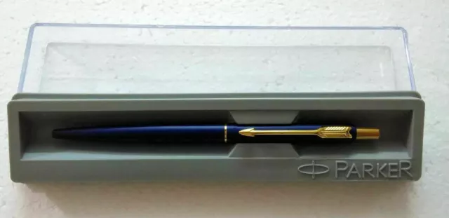 Personalised Engraved Parker Classic Jotter Ballpoint Black Gold Silver Blue 3