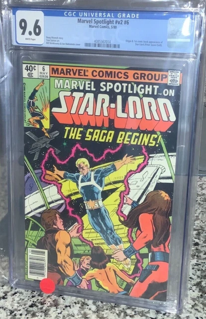 Marvel Spotlight #6 (1980) Newsstand CGC 9.6 WP White Pages (1st App Star Lord)