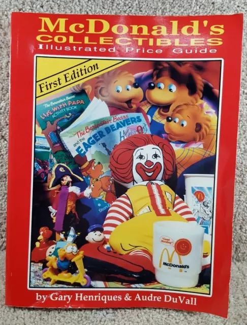 1992 McDonald's Collectibles Illustrated Price Guide 1st Edition Soft Cover Book