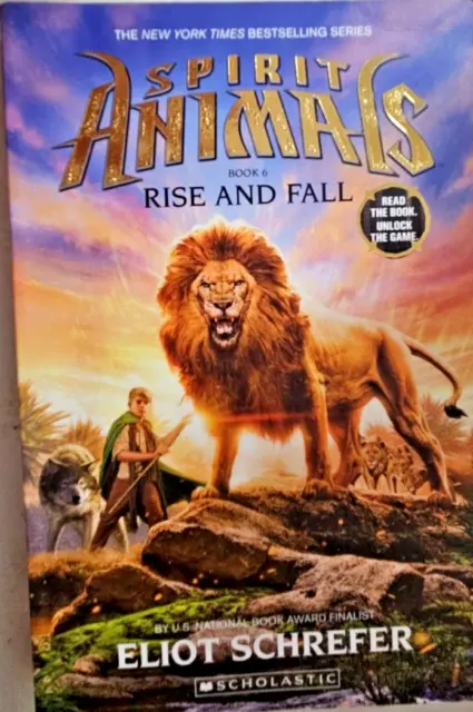 Spirit Animals, #6 Rise And Fall, NOVEL, By Eliot Schrefer,  VERY GOOD~PAPERBACK