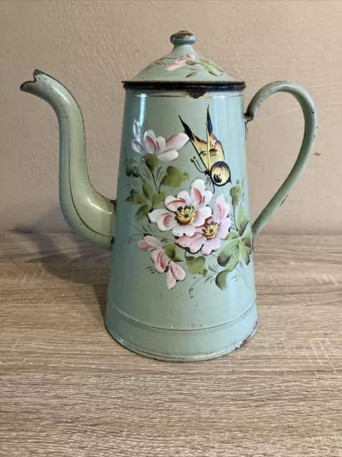 cafetière émaillée ancienne