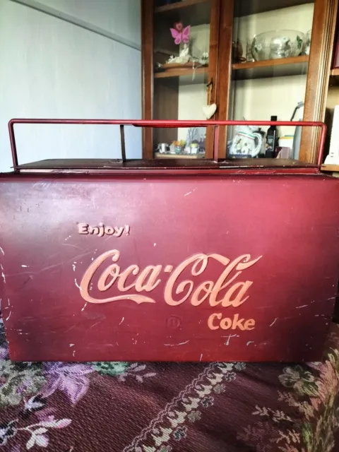 Ghiacciaia portatile Coca Cola vintage 1950