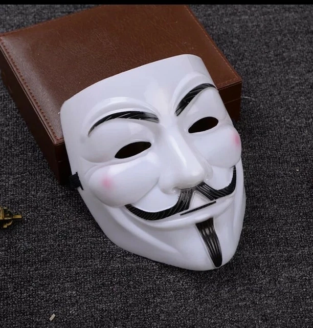 MASQUE ANONYMOUS FILM V pour Vendetta Guy Fawkes Cosplay déguisement ...