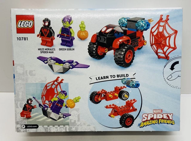 LEGO MARVEL SPIDEY Miles Morales Spider-Man’s Techno Trike 10781 ...