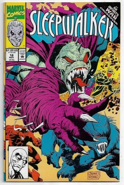 Sleepwalker #18 Infinity War Crossover FN (1992) Marvel Comics