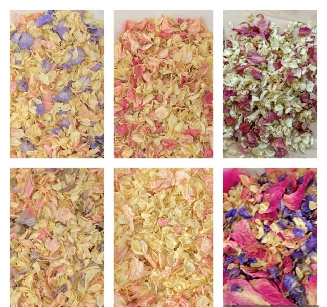 Biodegradable Confetti Wedding Eco Pink Ivory - Choose your COLOURS & amount