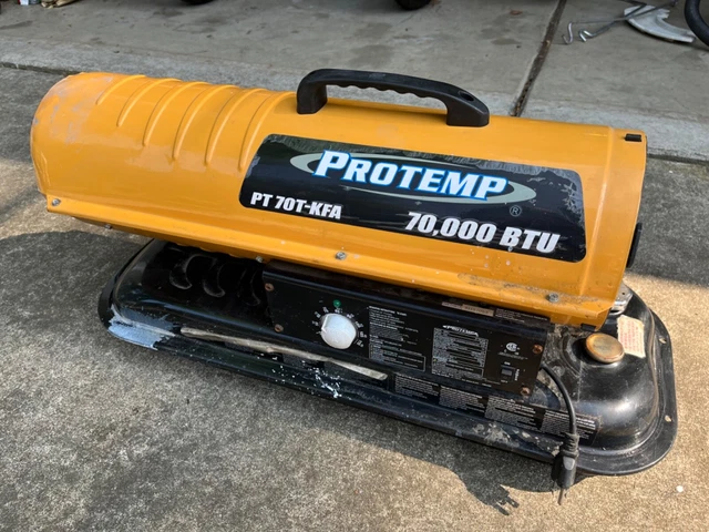 ProTemp KEROSENE FORCED AIR HEATER Reddy Heater Ready Heater 70,000 BTU