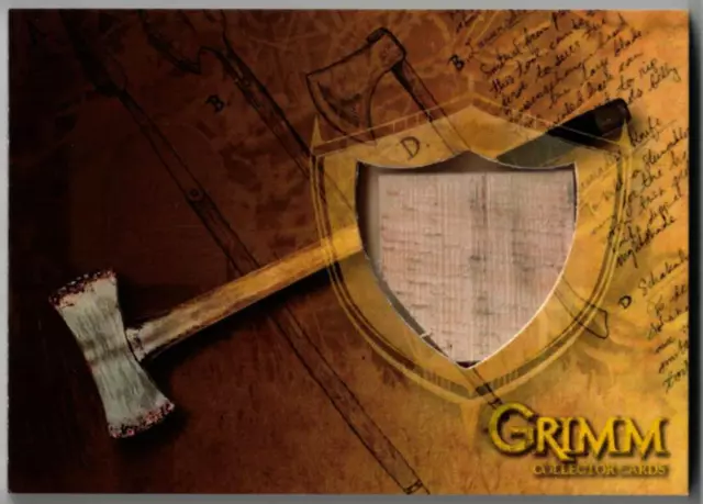 Grimm Season 1. Prop / Relic Card #GPR-3 Dual Head Fire Axe. Breygent Marketing