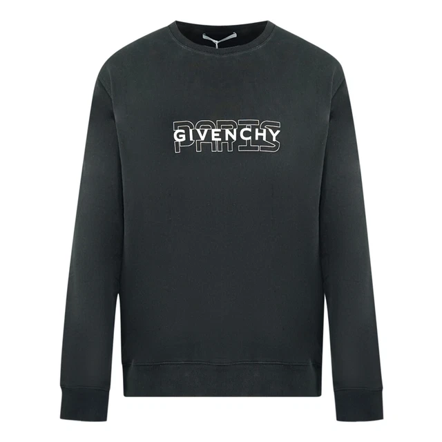 MAGLIONE GIVENCHY PARIS taglio logo nero EUR 273 38 PicClick IT