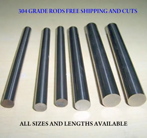 Stainless Steel SOLID BAR 304 Grade Bracket Bar Rod Shaft ALL SIZES
