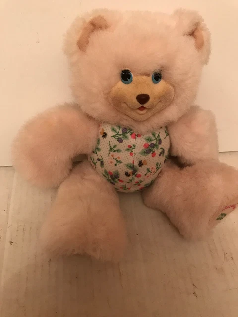 Fisher Price Sarahberry Plush Bear Toy Doll Pink Vintage Stuffed Animal Berry 2