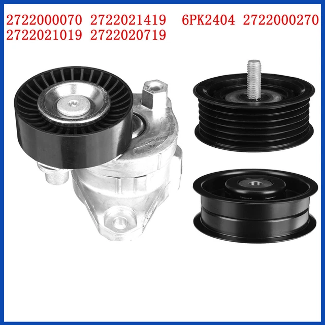 Pour Mercedes Benz Engine Drive Belt Tensioner Idler Pulley Serpentine Belt Kit